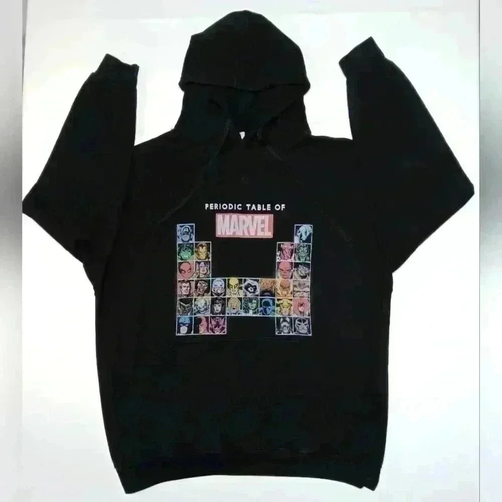 Marvel Periodic Table Hoodie. Size Youth XL